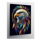 Tablo Mega Kanvas Tablo Renkli Kartal 50 X 70 Cnvsdkey-123856-50-70