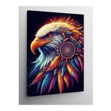 Tablo Mega Kanvas Tablo Renkli Kartal 70 X 100 Cnvsdkey-123286-70-100