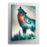 Tablo Mega Kanvas Tablo Renkli Kurt Portresi 100 X 140 Cnvsdkey-127937-100-140