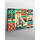 Tablo Mega Kanvas Tablo Retro Denizci Posterleri YTCNVS503348, 70 x 100