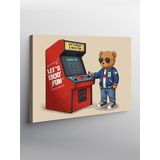 Tablo Mega Kanvas Tablo Retro Oyun Makinesi YTCNVS503374, 70 x 100