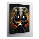 Tablo Mega Kanvas Tablo Rockçı Fil 70 X 100 Cnvsdkey-125828-70-100