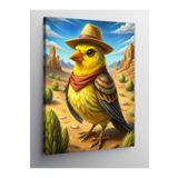 Tablo Mega Kanvas Tablo Şapkalı Kuş 70 X 100 Cnvsdkey-122706-70-100