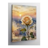 Tablo Mega Kanvas Tablo Sarı Gül 70 X 100 Cnvsdkey-123846-70-100