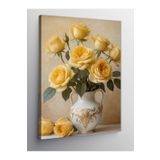 Tablo Mega Kanvas Tablo Sarı Güller 70 X 100 Cnvsdkey-124685-70-100