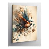 Tablo Mega Kanvas Tablo Sevimli Kuş Ve Çiçekler 70 X 100 Cnvsdkey-117202-70-100