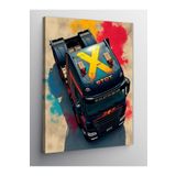 Tablo Mega Kanvas Tablo Siyah Oyuncak Kamyon 50 X 70 Cnvsdkey-129957-50-70