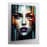 Tablo Mega Kanvas Tablo Soyut Yüz Portresi 70 X 100 Cnvsdkey-129835-70-100