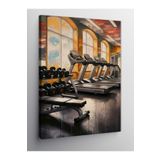 Tablo Mega Kanvas Tablo Spor Salonu Ağırlıkları 50 X 70 Cnvsdkey-126075-50-70