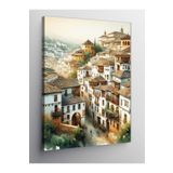 Tablo Mega Kanvas Tablo Tarihi Kasaba Manzarası 70 X 100 Cnvsdkey-123697-70-100