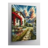 Tablo Mega Kanvas Tablo Taş Ev Ve Bahçe 70 X 100 Cnvsdkey-124355-70-100