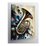 Tablo Mega Kanvas Tablo Trombon Fırtınası 100 X 140 Cnvsdkey-126962-100-140