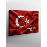 Tablo Mega Kanvas Tablo Türk Bayrağı: Gururun Simgesi YTCNVS501154, 50 x 70