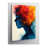 Tablo Mega Kanvas Tablo Turuncu Saçlı Profil 70 X 100 Cnvsdkey-130070-70-100
