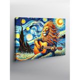Tablo Mega Kanvas Tablo Van Gogh Gitarist YTCNVS504609, 70 x 100