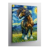Tablo Mega Kanvas Tablo Van Gogh Tarzı At 70 X 100 Cnvsdkey-127173-70-100