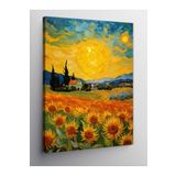 tablo mega Kanvas Tablo Van Gogh Tarzı Ayçiçekleri, 100cm x 140cm