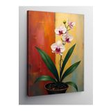 Tablo Mega Kanvas Tablo Vazoda Beyaz Orkide 100 X 140 Cnvsdkey-129899-100-140
