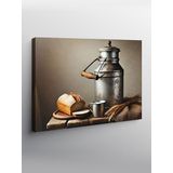 Tablo Mega Kanvas Tablo Vintage Kahvaltı Sofrası YTCNVS504377, 70 x 100