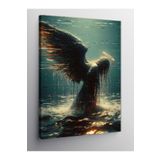 Tablo Mega Kanvas Tablo Yağmur Altında Melek 70 X 100 Cnvsdkey-129723-70-100