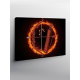 Tablo Mega Kanvas Tablo Yay Burcu YTCNVS502300, 100 x 140