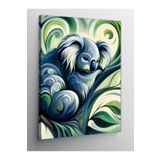 Tablo Mega Kanvas Tablo Yeşillikler Içinde Koala 70 X 100 Cnvsdkey-129375-70-100