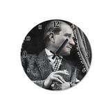 tablo mega Mustafa Kemal Atatürk Dekoratif Duvar Saati, SAAAT6387