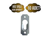 Tablo ve Çerçeve Askı Demiri Dişli Askı APARATI(METAL)(BOY:40MM EN:15MM) - Krom - KROM - 10 ADET
