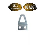 Tablo ve Çerçeve Askı Demiri L Askı APARATI(METAL)(BOY:35MM EN:20MM) - Krom - KROM - 10 ADET
