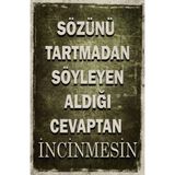 tablohouse Ahşap Poster "Retro Ahşap Poster" Mobilya Mavi6 15 x 21