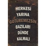 tablohouse Ahşap Poster "Retro Ahşap Poster" Mobilya Mavi7 20 x 30