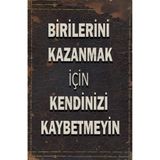 tablohouse Ahşap Poster "Retro Ahşap Poster" Mobilya Mavi8 15 x 21