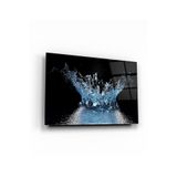 tablohouse Düşüş Cam Tablo SARI KIRMIZI BEYAZ MAVİ 35 x 50
