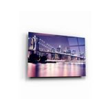 tablohouse Mor Yansıma Cam Tablo SARI KIRMIZI BEYAZ MAVİ 35 x 50