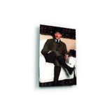 tablohouse MUSTAFA KEMAL ATATÜRK RENKLENDİRİLMİŞ CAM TABLO SİYAH KIRMIZI BEYAZ MAVİ KAHVERENGİ YEŞİL 40 x 60