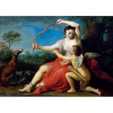 Tablolife 35x50 cm Diana ve Eros Kanvas Tablo