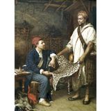Tablolife 60x90 cm Cezayir'de Fransız Doğa Bilimci Kanvas Tablo