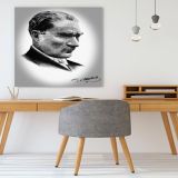 Tablolife ATPO-133-F 60x90 cm Mustafa Kemal Atatürk Kanvas Tablo