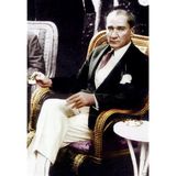 Tablolife ATPO-158-F 60x90 cm Mustafa Kemal Atatürk Kanvas Tablo