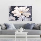 Tablolife Daisy 80x80 cm Yağlı Boya Dokulu Tablo