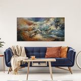 Tablolife Dalgalar 60x90 cm Yağlı Boya Dokulu Tablo