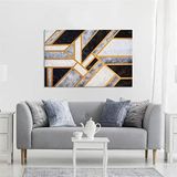 Tablolife Geometrik 60x90 cm Yağlı Boya Dokulu Tablo