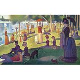 Tablolife Grande Jatte Adası'nda Bir Pazar Öğleden Sonrası 35 x 50 cm Kanvas Tablo