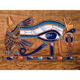 Tablolife Horus'un Gözü 35 x 50 cm Etnik Kanvas Tablo