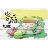 Tablolife İt's Tea Time 35 x 50 cm Kanvas Tablo