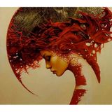 Tablolife Kan Beynime Sıçradı 60 x 90 cm Kanvas Tablo