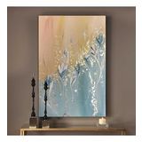 Tablolife Kar Çiçekleri 60x90 cm Yağlı Boya Dokulu Tablo