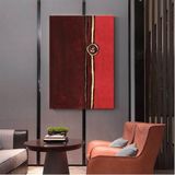 Tablolife Kırmızı Boncuk 60x90 cm Yağlı Boya Dokulu Tablo