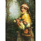 Tablolife Köylü Kızı 60 x 90 cm Kanvas Tablo