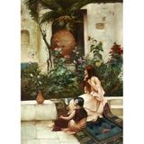 Tablolife Küçük Kız ve Ablası 60 x 90 cm Kanvas Tablo